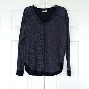 Fresh Laundry Navy Blue Long Sleeve Top